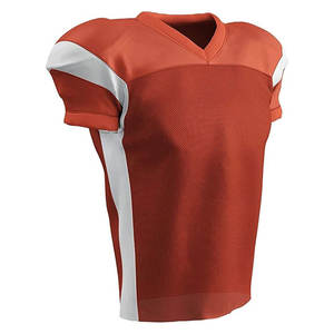 Maillot d'entraînement de football américain haut de gamme, 100 % polyester, personnalisé avec numéro et motif imprimés – Meilleures ventes - Product Image 5