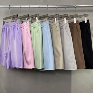 Pantalones Cortos Deportivos para Hombre, Tejidos, Ecológicos, con Estampado, Holgados, Elásticos, de Secado Rápido, con Lavado Ácido, hasta la Rodilla, Tendencia de Verano - Product Image 1