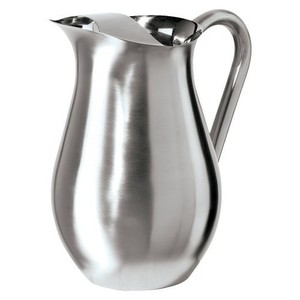 Modern Stainless Steel Water Jug Pourer Bar <b>Accessory</b> Reusable Drink Dispenser Metal Pitcher - Product Image 1