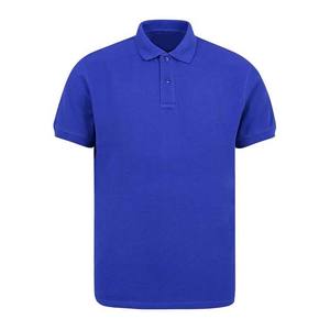 Camisetas Polo de Color Azul para Hombre, Manga Corta, OEM, ODM, Hechas a Medida, Camisetas Polo de Algodón de Alta Calidad para Hombre - Product Image 1