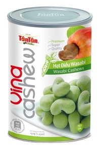 TAN TAN Noix de cajou crues de qualité supérieure de marque vietnamienne avec saveur de wasabi Collations vietnamiennes fraîches et croustillantes - Product Image 2