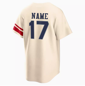 Camiseta de Béisbol Personalizada con Nombre de Equipo, 100% Poliéster, Impresión por Sublimación, Antibacteriana, Transpirable, de Secado Rápido, Anti-UV, Unisex para Adultos - Product Image 3