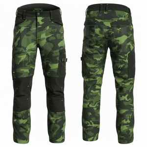 Apparel Clothing Custom Comfortable Camouflage <b>Cargo</b> Pants Multi Pocket Work <b>Trousers</b> Casual Breathable Outdoor Utility Pants - Product Image 2