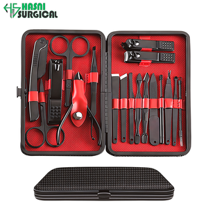 Top Quality Stainless Steel Surgical Checkered <b>Nail</b> Clipper Manicure Set & Catcher <b>Nail</b> <b>File</b> Scissors Pedicure Kit Surgical Tool - Product Image 6