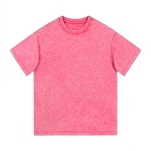 T-shirt Homme Oversize Personnalisé Imprimé en Gros Usine, Couleur Unie Été 230G, T-shirt Vierge Décontracté, Service OEM - Product Image 1