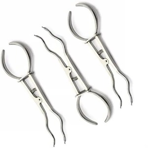 Pinces de fixation de barrage en caoutchouc pour dentiste, outils de réparation de barrage en caoutchouc, conception personnalisée, instruments médicaux en acier inoxydable - Product Image 5
