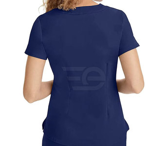Medical Hospital Scrubs Uniform <b>Set</b> Breathable Soft Comfortable <b>Doctor</b> Nurse Clinic Workwear Top Pants - Product Image 2