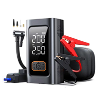 Banque d'énergie pour démarreur de voiture Compresseur d'air portable Pompe de gonflage Station d'alimentation 1500A Batterie Démarreur Auto Booster