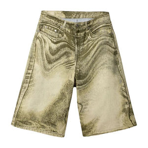 Custom Summer Streetwear Vintage Short Half Pants Loose Work Shorts / Fashion <b>Men's</b> Jorts Baggy Denim <b>Jean</b> Shorts <b>Men</b> - Product Image 5