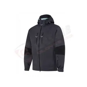 맞춤형-2022 맞춤형 코트 남성 의류-지퍼 스타일-체육관 스포츠 방수 까마귀 자켓 Softshell-Jacket Men