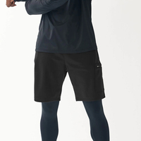 Shorts cargo décontractés pour hommes, couleur unie, logo personnalisé du fabricant, polaire, multi-poches, OEM, vente en gros