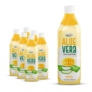 Échantillon Gratuit 500ml Jus de Purée d'Aloe Vera Boisson Halal Meilleur Goût Fournisseur en Gros Marque Privée OEM - Product Image 4