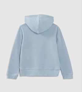 Sudadera con capucha de streetwear personalizada de alta calidad, con cremallera, estilo vintage, doble capa, lavado ácido, efecto desgastado por el sol, con bolsillos. - Product Image 4