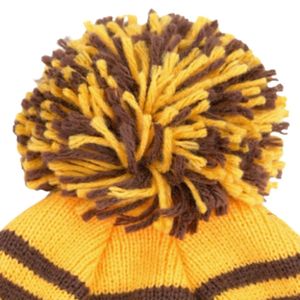 Iota Phi Theta Beanie Brown Gold 1963 Greek Apparel Fraternity Knit Hat <b>Winter</b> <b>Cap</b> Pom Stylish Fit Accessory - Product Image 3