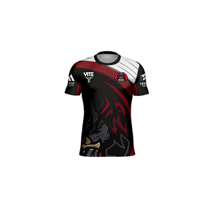 T-shirt de Gamer Personnalisé, Maillot d'Équipe E-sport Respirant Grande Taille, Vêtement de Gaming Écologique Haute Performance, Tenue Sportive Sublimée - Product Image 2