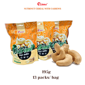 Cashew Energy Biscuits 195g Nutrinut Healthy Snack OEM Vietnam Manufacturer Supply - Product Image 1