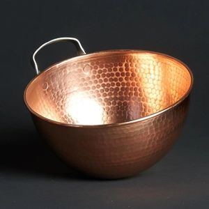 ชามเสิร์ฟทองแดงทันสมัย เครื่องครัวโลหะขัดเงา ของตกแต่งห้องครัวสำหรับรับประทานอาหารอย่างหรูหรา สำหรับเสิร์ฟอาหาร ร้านอาหาร คอลเลคชั่นสำหรับธุรกิจบริการ - Product Image 6