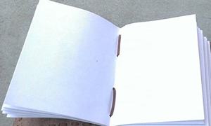 Luxury Genuine Full Grain Leather <b>Journal</b> Vintage Antique Style Hardcover Notebook with Deckle Edge Paper Day Planner <b>Writing</b> - Product Image 3