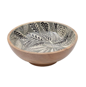 Bol à fruits décoratif en bois, nouveau design, bol de service décoratif pour table, prix de gros - Product Image 1