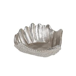 <b>Decorative</b> Silver Shell Bowl Metal Crafts Food Serving Bowls Dishwasher Safe Handmade Fruits Salad Bowls Home Decoration <b>items</b> - Product Image 1