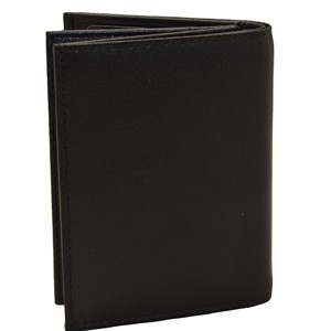 Portefeuille en cuir véritable pour homme avec protection RFID, fermeture minimaliste, courte longueur, usage quotidien, noir - Product Image 2
