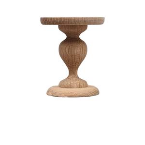 Supports à gâteaux faits à la main en bois d'acacia pour le mariage Présentoir à gâteaux en bois avec conception et vente de taille personnalisée - Product Image 1