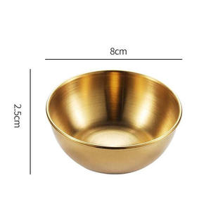 Stainless Steel <b>Dipping</b> Sauce Bowl Eco Friendly Soy Sauce Cup Steak Salad Condiment Dish Durable Tableware - Product Image 2