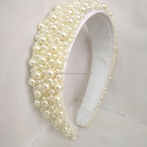 Accessoires pour cheveux unisexes pour enfants pour la Saint-Patrick, bandeau personnalisé brodé avec des perles florales nouées et des paillettes - Product Image 2