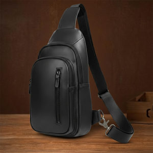 กระเป๋าคาดอกแฟชั่นคุณภาพสูง กระเป๋าสะพายข้างดีไซน์เนอร์ กระเป๋าหนังผู้ชายสะพายไหล่แบบครอสบอดี้ มีจำหน่าย - Product Image 4