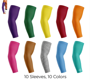 Manchon de bras vert respirant et à séchage rapide Gerent International pour homme, en Spandex/Polyester, protection anti-UV, idéal pour le cyclisme - Product Image 5