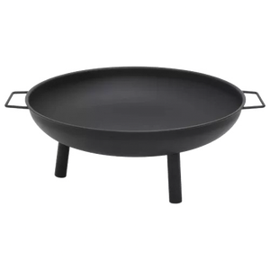 Brasero portable d'extérieur noir, grand et rond, en métal, pour patio et jardin, construction en acier durable, approvisionnement en gros FP009 - Product Image 2