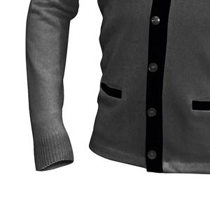 Pulls à manches régulières en tricot unisexe, col en V, sororités et fraternités universitaires, tricot acrylique, cardigans d'hiver pour femmes - Product Image 4