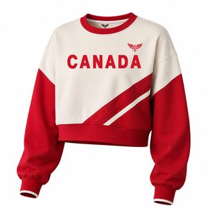 เสื้อครอปสำหรับแฟนบอลหญิง 2026 สไตล์อเมริกัน แนวสตรีทแวร์ลำลอง - Product Image 3