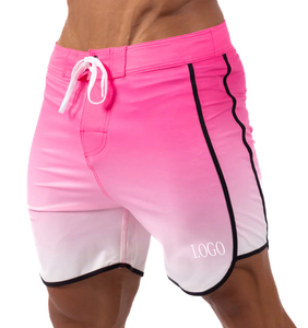 Mens Gym Fitness Shorts Breathable Summer Running Elastic Waist High Street Quick Dry 100% Polyester Sportswear Shorts - Product Image 1