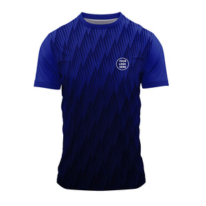เสื้อยืดโพลีเอสเตอร์แห้งเร็วประสิทธิภาพสูงผลิตในอินเดีย สำหรับฟุตบอล คริกเก็ต วิ่ง และฟิตเนส มีจำหน่ายแล้ว - Product Image 1