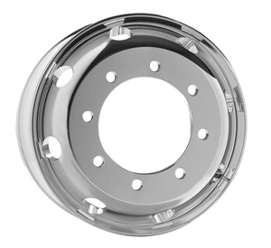US Stock <b>Truck</b> Wheels 19.5 x 7.5 Forged Aluminum Rims Both-Side Mirror Polished - Product Image 3