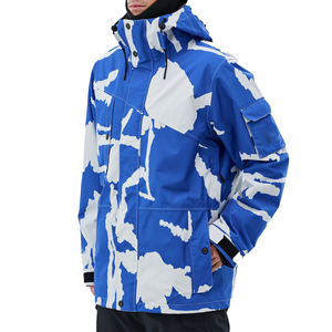 Chaqueta de Esquí para Hombre, Impermeable, Acolchada, Abrigo de Invierno para la Nieve, Transpirable, Cortavientos, con Capucha, Térmica, Ropa Deportiva para Actividades al Aire Libre - Product Image 4