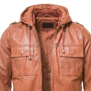 Veste en cuir pour homme, style décontracté, haute qualité, pour motard, coupe ajustée, vente en gros, prix attractif. - Product Image 3