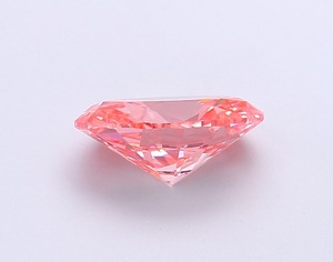 Diamant rose fantaisie de 1,65 carat, ovale, cultivé en laboratoire, CVD, clarté VS2, excellente taille, diamant rose éthique non monté - Product Image 3