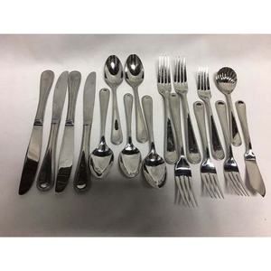 Nouvel ensemble de couverts à salade en acier inoxydable de luxe avec poignée au look moderne unique ustensiles de service de haute qualité restaurant de mariage maison - Product Image 3