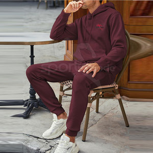 Chándal Informal con Capucha para Hombre, Tejido Transpirable, Color Sólido, para Entrenamiento en el Gimnasio, Correr y Uso Diario - Product Image 2