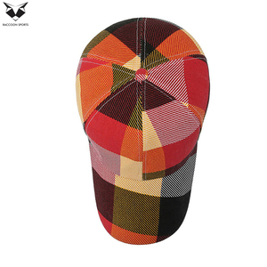 Casquette de baseball structurée pré-courbée pour adulte, motif écossais uni, qualité supérieure, design unique, personnalisable, été 2026 – Meilleure vente - Product Image 5