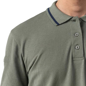 Men's Cotton Polo <b>Shirt</b> Short Sleeve <b>Collared</b> <b>T</b> <b>Shirt</b> Breathable Knitted Casual Wear Custom Logo - Product Image 2