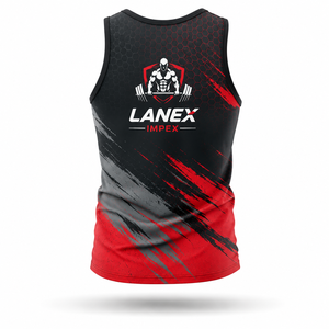 Custom Sublimation Gym Tank Top for Men Bodybuilding <b>Stringer</b> <b>Vest</b> Fitness Workout Sleeveless Sportswear OEM Athletic Apparel - Product Image 3