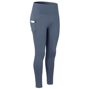 Leggings de yoga pour femmes, style tendance, respirants, tricotés, de haute qualité, confortables, taille élastique, logo personnalisé, fabricant - Product Image 5