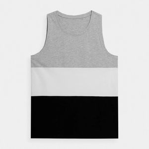 Camiseta sin Mangas para Hombre de Alta Calidad, Servicio OEM Personalizado, Ecológica, de Secado Rápido, Transpirable, de Poliéster/Algodón, Color Sólido, con OEM - Product Image 3