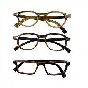 Fabricante y proveedores de alta calidad Marcos de cuerno de búfalo Anteojos ópticos Anteojos de la mejor calidad Cuernos de buey Clásico con estilo - Product Image 3