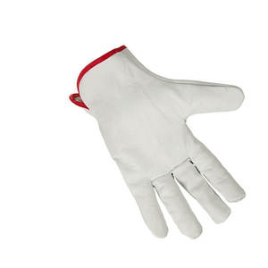 Gants de travail en cuir, gants de soudage pour la construction, gants de soudage résistants à la chaleur en cuir de vache pour adultes - Product Image 4