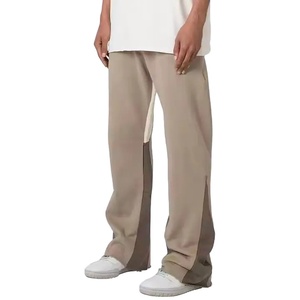 Flared Jogger Sweatpants Custom Regular Fit Polyester/Cotton Breathable Quick Dry Eco-Friendly Heavyweight for Men - Product Image 1