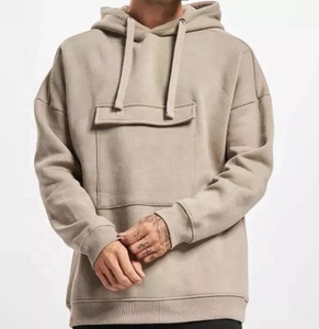 Sudadera con capucha y sudaderas para hombre con logotipo sólido personalizado Chándal de invierno de talla grande Técnicas teñidas lisas - Product Image 4